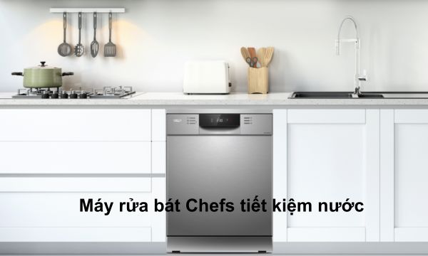 7 Lý do nên mua máy rửa bát Chefs cho gia đình 6 Máy rửa bát Chefs rửa sạch, loại bỏ dầu mỡ, chất bẩn khác nhau (2)