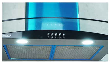 Máy hút mùi Chefs EH-R506E7G 10 bảng điều khiển của Máy hút mùi Chefs EH-R506E7G