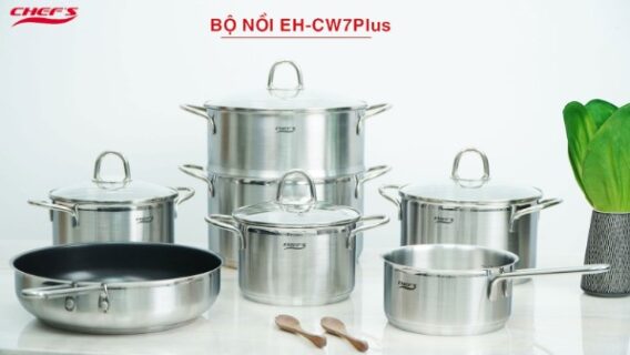 Những lưu ý khi lựa chọn nồi chảo cho bếp từ 3 Bộ nồi 7 món EH-CW7Plus